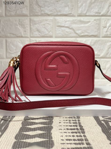 gucci black bag with burgundy piping|Gucci purses for women.